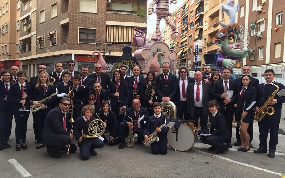 La Banda vuelve a las Fallas de Valencia tras más de una década sin participar